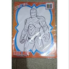 Melatih saraf motorik anak dengan mewarnai gambar iron man adalah hal yang sangat mengembirakan buat sang anak. Kertas Mewarnai Iron Man 3spidol Shopee Indonesia