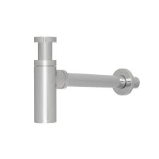 solid brass round bottle modern p trap