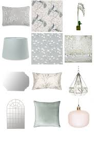 Love the idea of a cute wallpapered accent wall in a small guest bedroom. Duck Egg Blue Chalk White Bedroom Laila S Bedroom Ideas Inspiration Boards Furnishful
