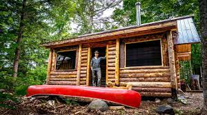 The components were numbered, dismantled and rebuilt on site in 3 months. Screening The Porch Of My Log Cabin Smoked Black Bear Sandwiches Youtube