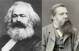 Carlos Marx y su colaborador y amigo Federico Engels. Ampliar ...