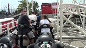 The pavilion floor was covered with two feet of salt water, and all the cellars and pits were flooded. Steeplechase Roller Coaster Onride Pov Luna Park Scream Zone Coney Island New York Youtube