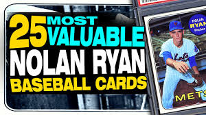 The most expensive card ever dates back to 1909 and remains the most valuable today. Top 25 Most Valuable Nolan Ryan Baseball Cards Ever Sold Nolan Ryan Topps Rookie Card Youtube