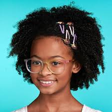 Afro Unicorn 4pc Hair Snap Clips with Silicone Character Heads in Purple  and Pink