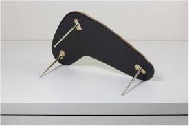 Vintage solid wood coffee table. Boomerang Coffee Table By Berthold Muller Germany 1950s