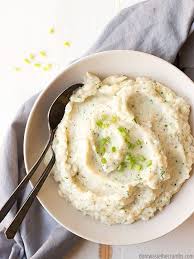 Rich And Creamy Mashed Cauliflower Recipe Don T Waste The Crumbs Recipe Creamy Mashed Cauliflower Mashed Cauliflower Cauliflower Recipes
