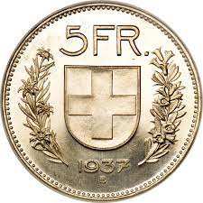 Les meilleures offres pour pièce suisse. 5 Francs Herdsman Silver Small Type Switzerland Numista