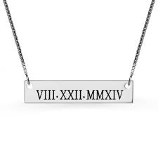 We did not find results for: Anniversary Date Necklace For Her With Roman Numerals