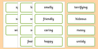 Sorry if there's a few unusual suggestions! Describing Dinosaurs Word Cards
