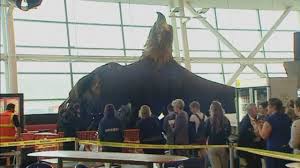 Image result for New Zealand Monument Eagle Airport knocked over by earthquake