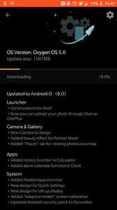 Update Downloads Posted Oneplus 5 Ota For Oxygen Os 5 0 Android 8 0 Oreo Has Started Rolling Out Oneplus Oneplus 5 Oxygen