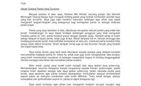 Karangan Surat Rasmi Aduan Gangguan Bekalan Elektrik Otosection
