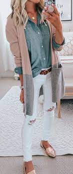 45 Stunning Winter Outfits Ideal For You 028 Winter Outfits How To Wear Cardigan Popular Fall Outfits Fashion