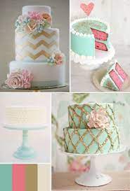 Sparklingandsweet Com Pink Gold Cake Pink Gold Wedding Cake Shower Cakes
