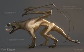 Cave Dragon Billy Wimblett On Artstation At Https Www Artstation Com Artwork Jk0wd Creature Design Creature Art Creature Concept
