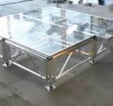 Acrylic Tempered Transparent Glass Stage And Glass Stairs ...