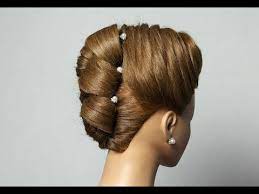 Evening With Braided Hairstyle For Medium To Long Hair Hairstyle For Medium Long Hair Youtube Medium Hair Styles Long Hair Styles Fishtail Hairstyles