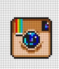 Instagram Logo Perler Bead Pattern Pixel Art Pattern Pixel Art Grid Pixel Art