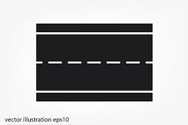 Road Icon Vector Planimetria Cumple Carretera