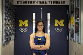 University of michigan swimmer maggie macneil took home a gold medal on sunday by the slimmest of margins. Pdgkg8kbtvghom