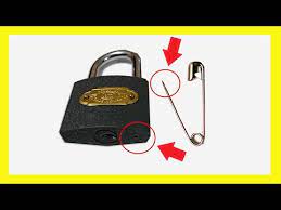 The purpose of the lock pick is to push the pins to the shear line. How To Open A Lock Without Key With Safety Pin Very Easy And Simple Trick Experimental Army Youtube