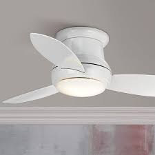 Question about minka concept ii flush 44 ceiling fan by aire. 44 Concept Ii White Flushmount Led Ceiling Fan 19a38 Lamps Plus Ceiling Fan Hugger Ceiling Fan Led Ceiling Fan