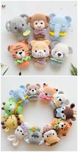 Crochet Animal Baby Toys Cutest Ideas The Whoot Crochet Baby Toys Crochet Nursery Animal Babies Toys