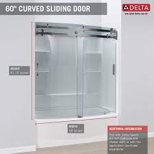 Maybe you would like to learn more about one of these? 60 X 30 Curved Bathtub Shower Door B55910 6030 Ss Delta Faucet