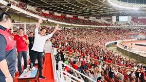 Presiden Jokowi Tonton Langsung Pertandingan Indonesia Vs Argentina