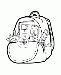 2) click on the coloring page image in the bottom half of the screen to make that frame active. Cartoon School Supplies Coloring Page For Kids Back To School Coloring Pages Printables School Coloring Pages Coloring Pages For Kids Preschool Coloring Pages