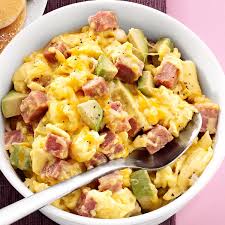 Ham And Avocado Scramble Recipe How To Make It Taste Of Home