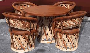 Equipale Table And Chairs Set Table And Chair Sets Mexican Furniture Mexican Chairs