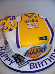 Lakers kobe bryant jersey cake. Lakers Birthday Cake Cakecentral Com