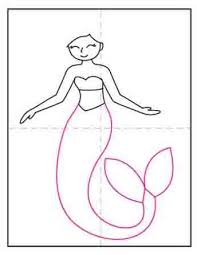 H2o mermaid adventures coloring is an amazing game for girls and boys. How To Draw A Mermaid Mermaid Coloring Page