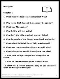 Divergent Novel Study Book Companion Reading Comprehension By Rosa Mauer In 2020 Novel Study Books Novel Studies Divergent Novel