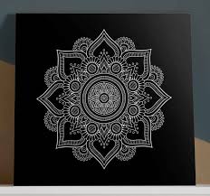 Find your favorite tapestries for sale at royal furnish. Black And White Mandala Canvas Wall Art Tenstickers