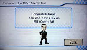 You can unlock it by winning the 100cc special cup, or you can unlock it by playing 1,650 races so you'll unlock it even more easily. Fantom Pornografija Neprijatelj How To Unlock Mii Outfit B In Mario Kart Wii Busyhandz Com