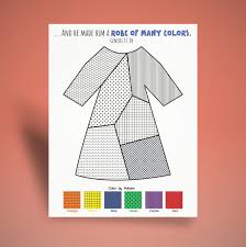 Keep your kids busy doing something fun and creative by printing out free coloring pages. Joseph S Coat Of Many Colors Craft Learning Good News