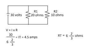 {some number based on r1, r3, e} and some operator on r2. Circuits In Parallel How To Find Total Resistance Total Current And Resistors Currents Youtube