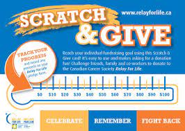 30 best relay for life fundraiser ideas that actually work. Relay For Life Scratch Give Card Fundraising Ideas Relay For Life Blog