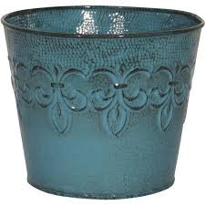 Robert Allen Fleur De Lis Planter Walmart Com Metal Planters Planters Planter Pots