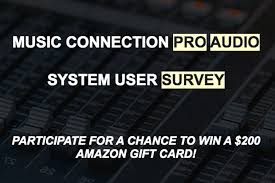 According to the survey, 23 percent of u.s. Pro Audio Users Take This Survey For A Chance To Win A 200 Gift Card