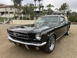 Image result for Raven Black 1965 Mustang