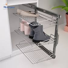 Closetmaid nickel pull out cabinet organizer. Frame Pull Out Shoe Rack Cabinet Wire Base Buy Shoe Rack Kitchen Kitchen Cabinet Accessories Cabinet Style Shoe Rack Shoe Cabinet Rack Shoe Rack Cabinet Shoes Rack Pantry Organizer Unit Shoe Rack