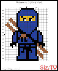 Ninjago Cross Stitch Pattern Free Jay Lightning Ninja Blue Ninja Lego Movie Blue Cro Bugelperlen Vorlagen Moderne Kreuzstichmuster Strickvorlage