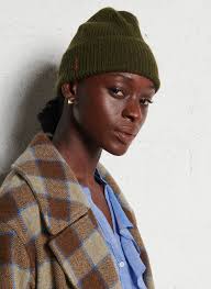 Bonnet en cachemire Kaki Koon