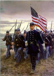 Col Joshua Lawrence Chamberlain The 20th Maine Gettysburg July1 1863 By Vocation He Was A Professor Not A Soldier Civil War Artwork War Art Civil War Art