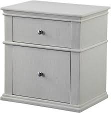 How big is a round nightstand at wayfair? Ns008 Collection Ns008 Crm 24 Nightstand With 2 Drawers Fabric Upholstery Round Metal Pull Knobs And Subtle Molding Details In On Appliancesconnection Com Accuweather Shop