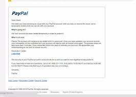 Nov 07, 2017 · i am trying to log my paypal in but its saying it is locked. Paypal Limited Account Access Email Scam How To Check If It S Fake