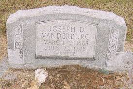 Joseph Daniel Vanderburg (1885-1946)